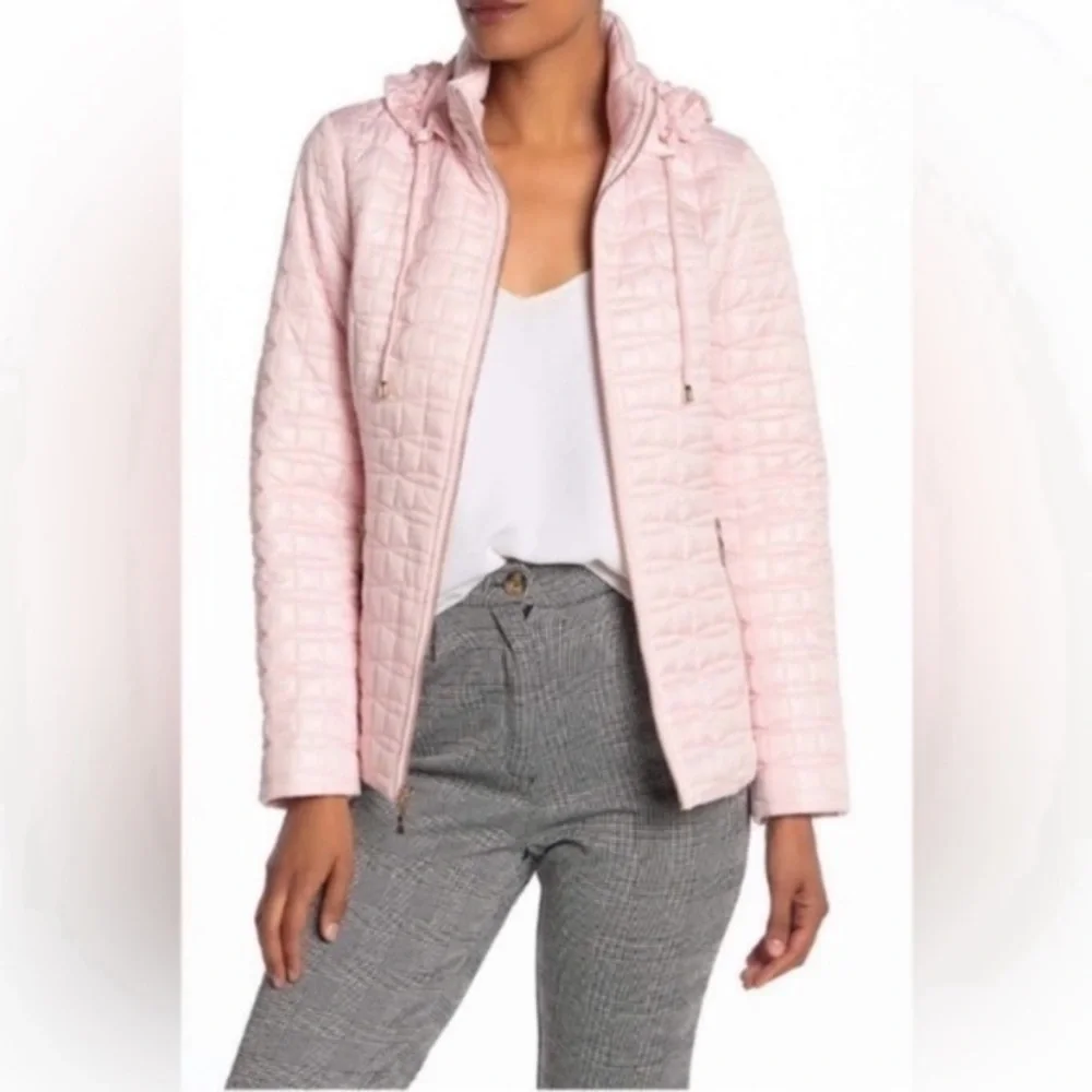 ✅ Kate Spade Quilted Jacket in Orchid Pink